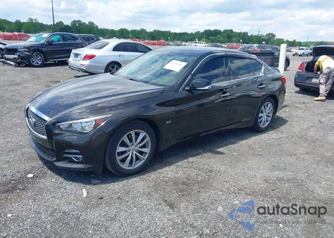 2017 Infiniti Q50 3.0T Premium z USA, uszkodzony, nr VIN JN1EV7AR3HM838351